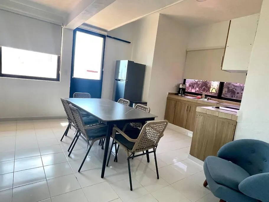 Deco 6B Modern Studio Great Location Cancún Lägenhet
